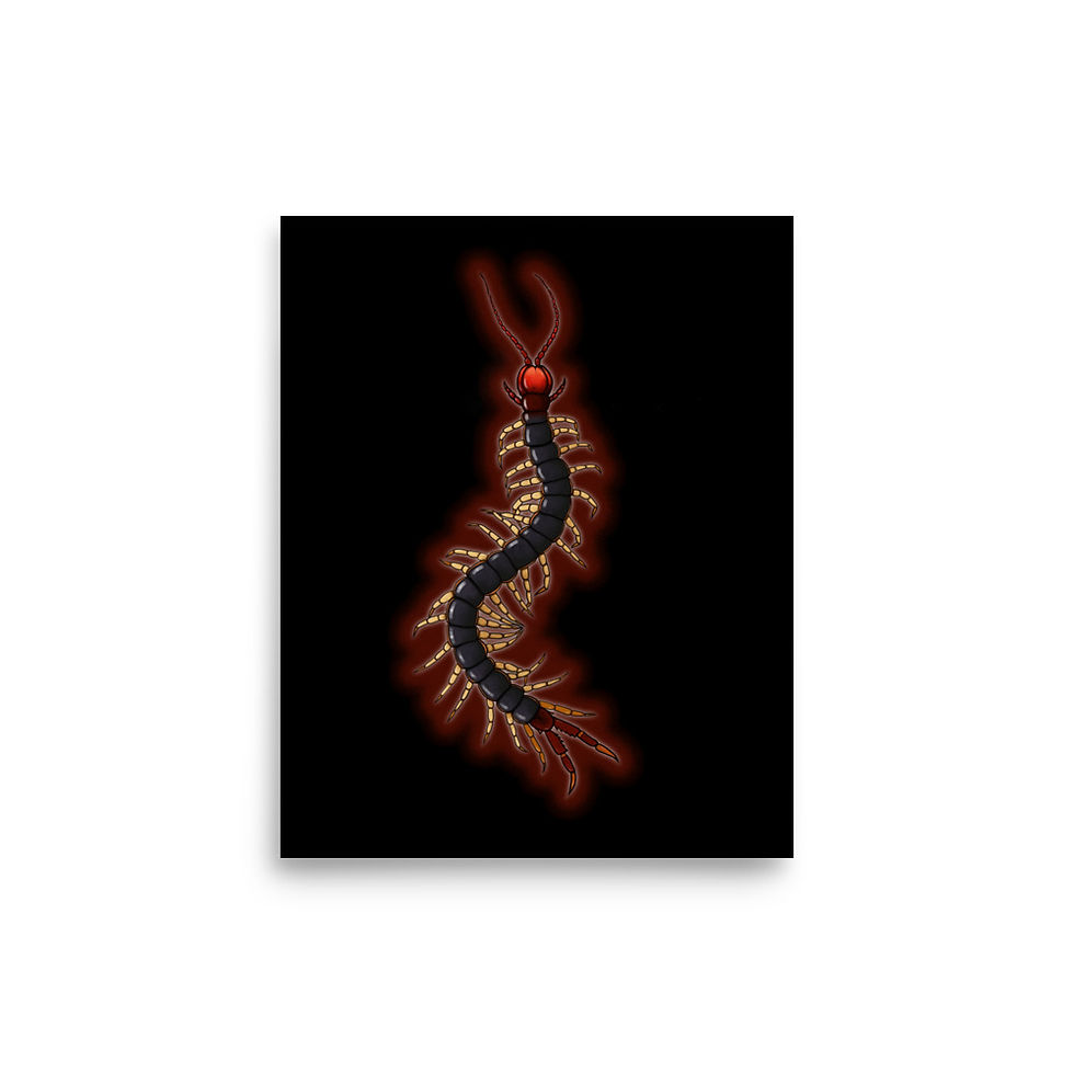 Thumbnail: Centipede by Leah Dede - Poster