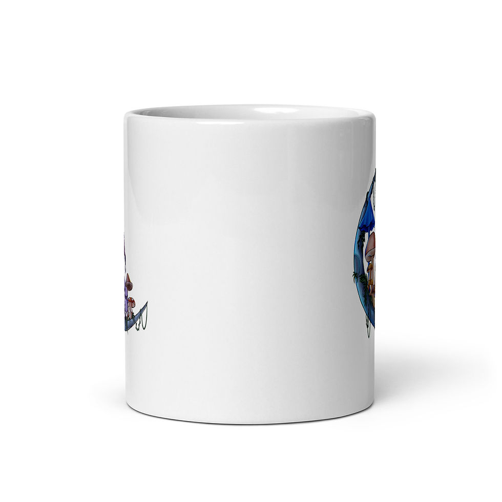 Thumbnail: Night Life by Stranded in Starlight - Two-sided White Glossy Mug
