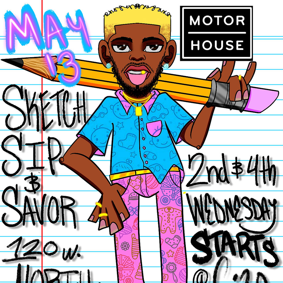 Sketch Sip & Savor