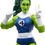 Thumbnail: Marvel Legends SHE-HULK Fantastic Four retro cardback.