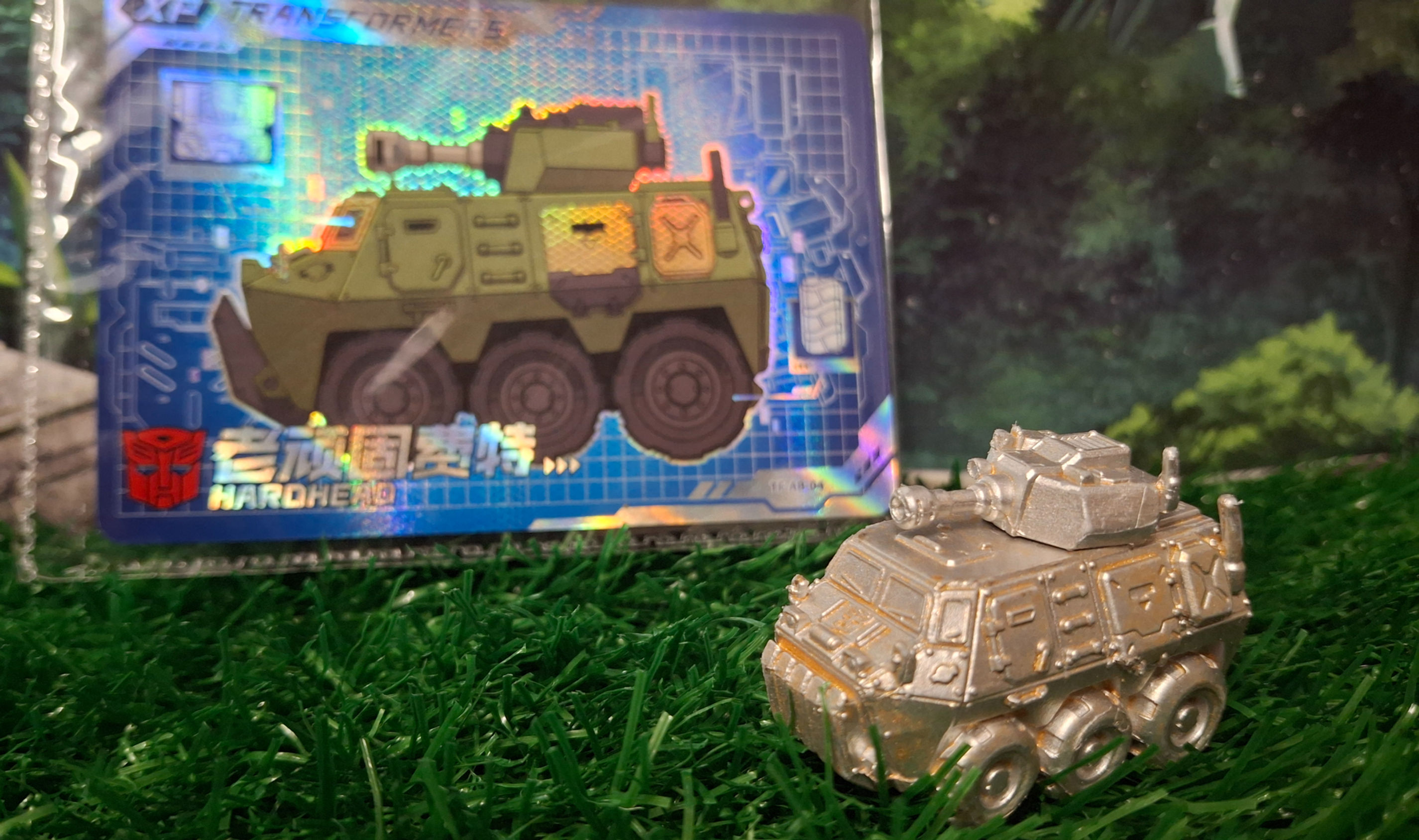 Transformers Kayou : Metalic Silver GENERATIONS HARDHEAD (8) vehicle mode CHASE