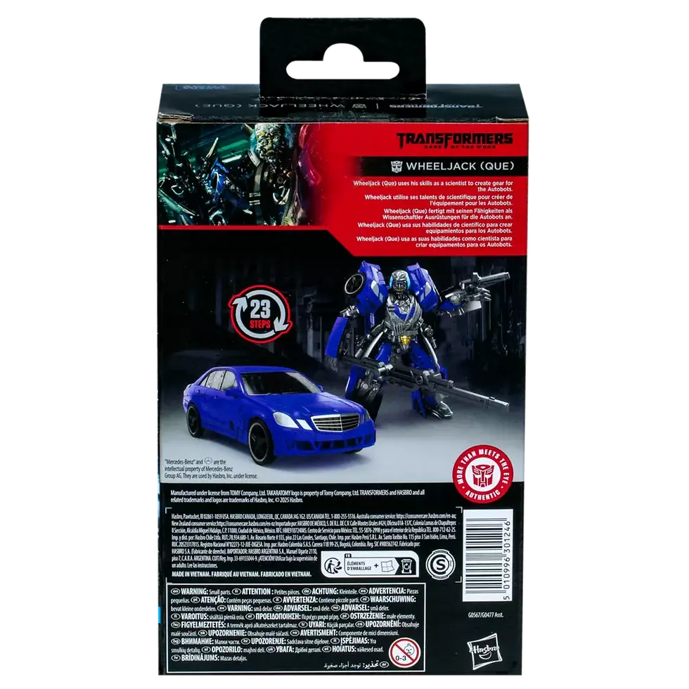 Thumbnail: Transformers Studio Series WHEELJACK / QUE (Dark of the Moon)