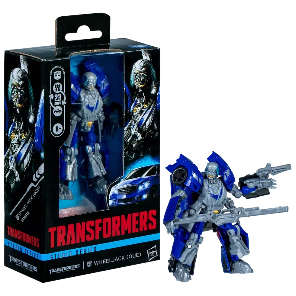 Thumbnail: Transformers Studio Series WHEELJACK / QUE (Dark of the Moon)