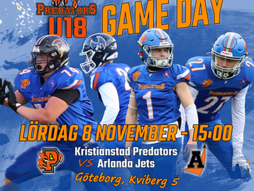 8/11 - sista matchen i U18s grundserie