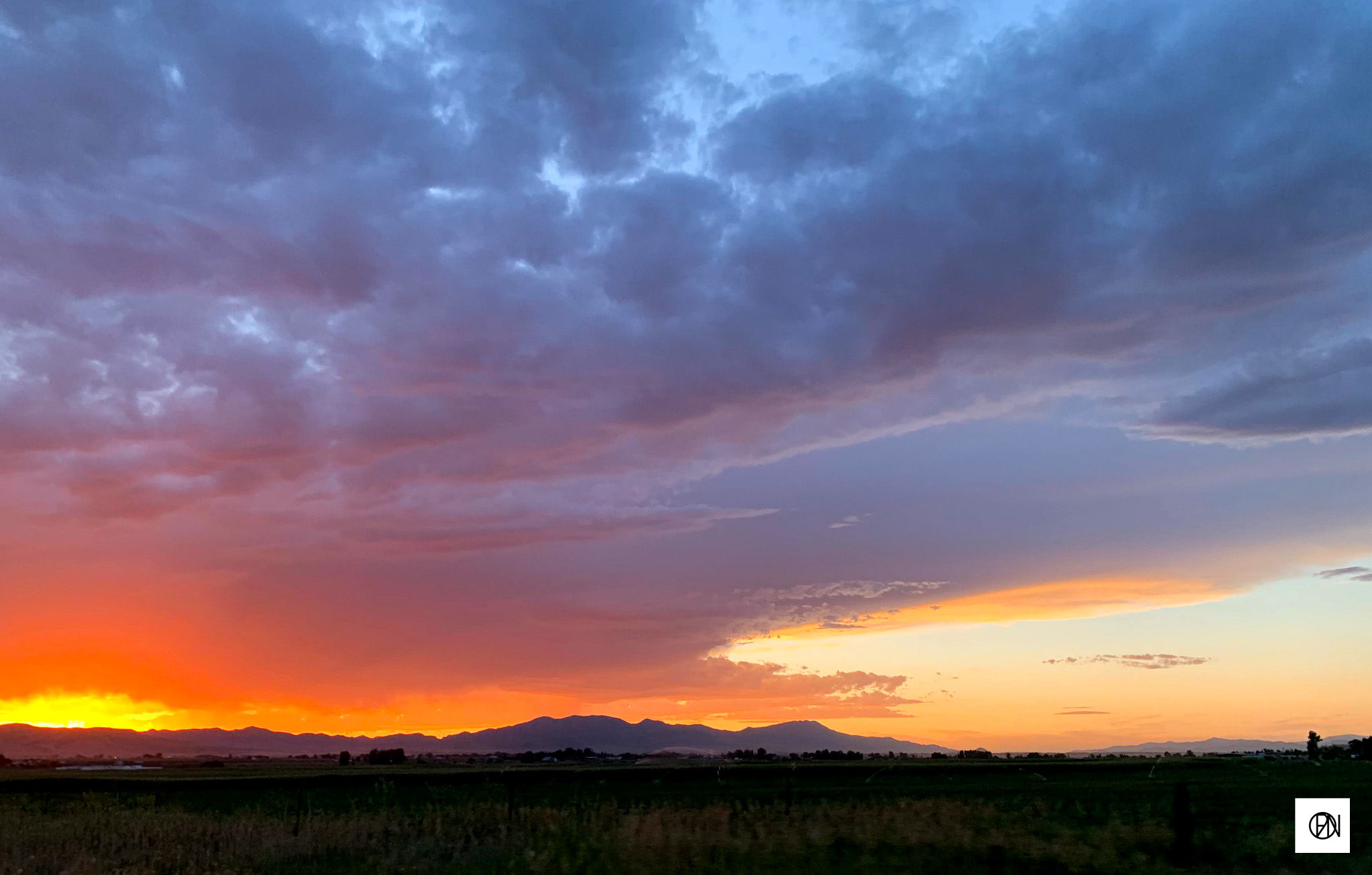 Clouds at sunset