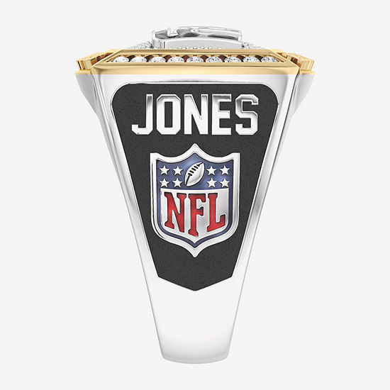 Thumbnail: New York Giants Two-Tone Sterling Silver Champion Ring