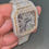 Thumbnail: Cartier Skeleton Moissanite Diamond Watch | Iced Out Moissanite Watch