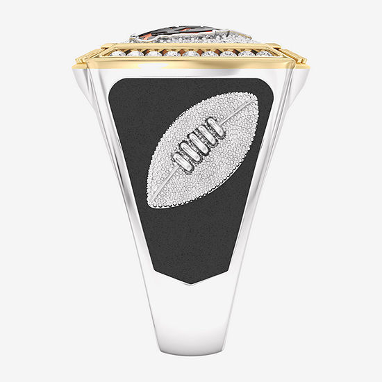 Thumbnail: Chicago Bears Mens Gold Sterling Silver Fashion Ring