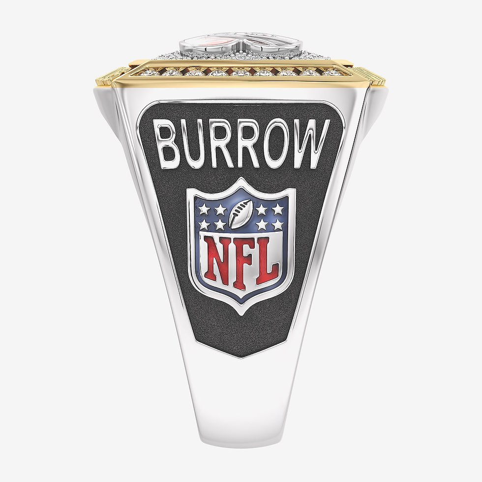 Thumbnail: Joe Burrow Cincinnati Bengals  Gold Plated Sterling Silver Champion Ring