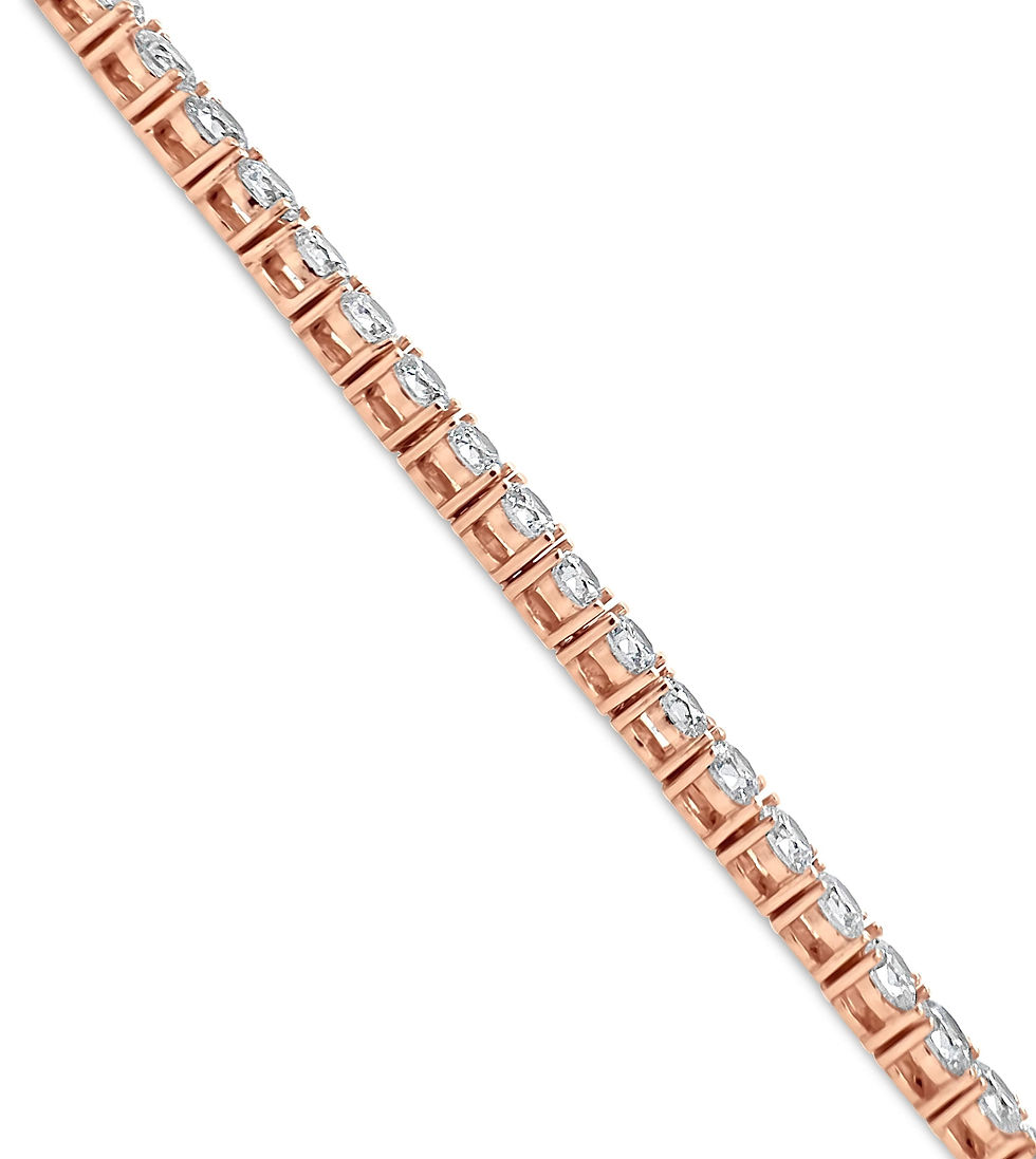 Thumbnail: Moissanite Tennis Bracelet  925 Sterling Silver  Wedding Bracelets