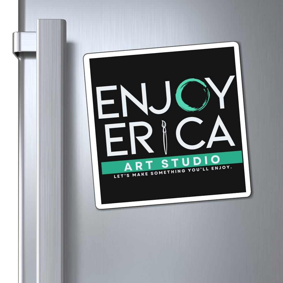 Thumbnail: Enjoy Erica Art Studio Inspirational Magnet