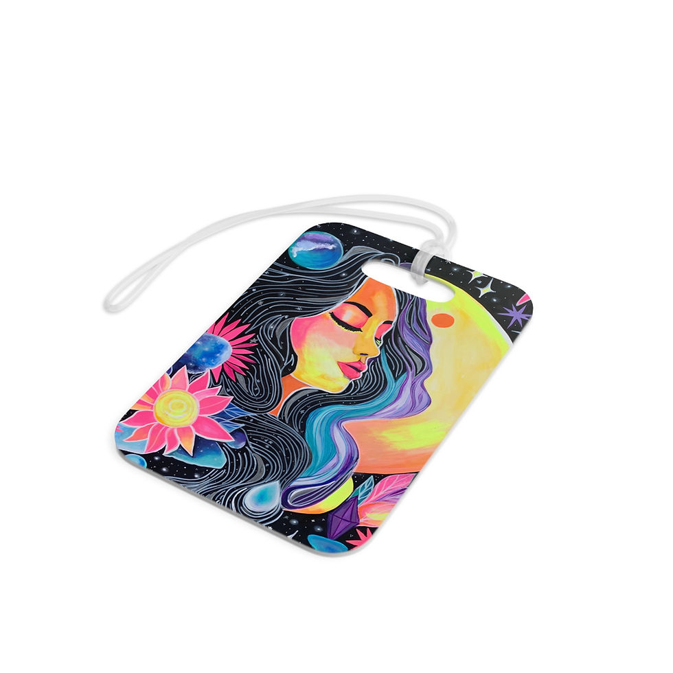Thumbnail: Galaxy-Inspired Luggage Tags