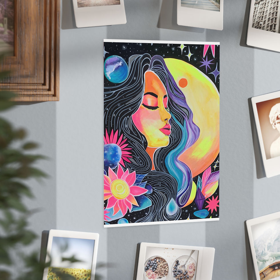 Thumbnail: Boss Babe Universe Unframed Prints