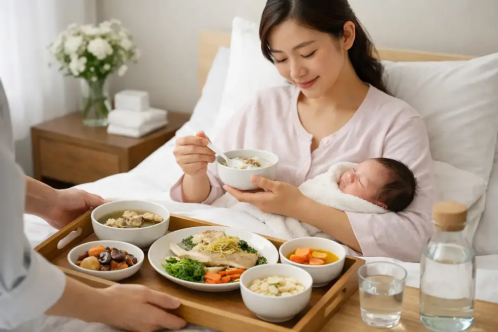 顺产后第一周吃什么才安心?月子妈妈温和歺食安排与照护重点