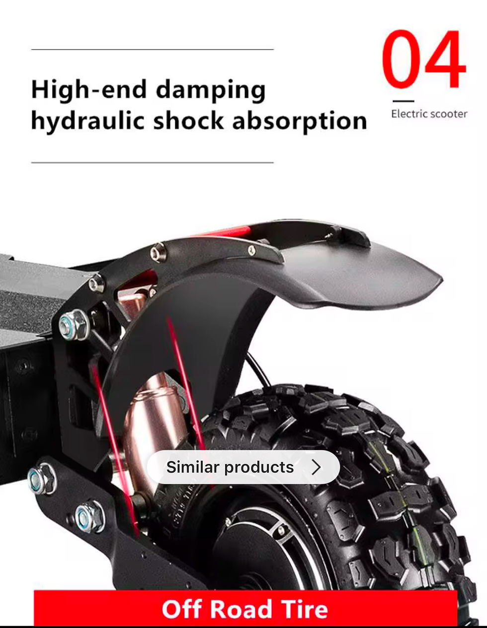 Thumbnail: Moloride Foldable escooter E5B 60V6000W max speed 75-85kmh 11inch dual motor