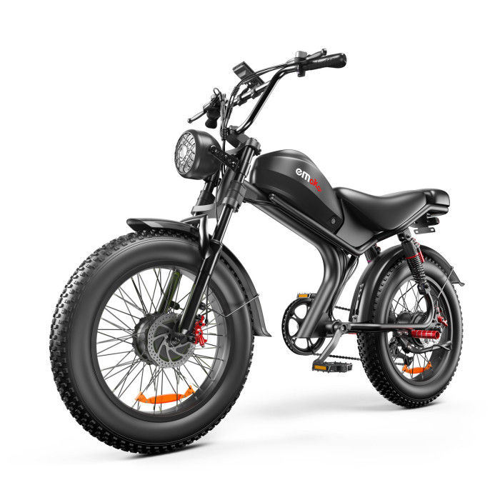 Thumbnail: Emoko Ebike C93 Dual Motor 48v 23ah fat tire 2*1000w Motor dual suspension brake