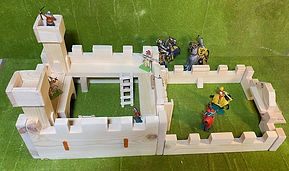 Castle in a box - Handmade Wooden Toy Castle Modular Design