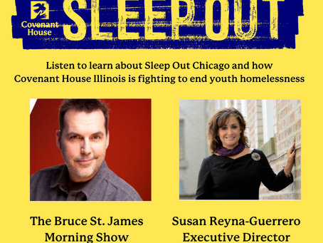 Susan Reyna-Guerrero talks Sleep Out on the Bruce St. James morning show