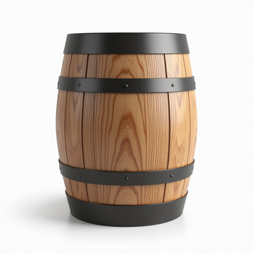 Barrica Decorativa Grabada