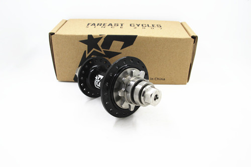 FEC titanium freecoaster hub14mm ホイールセット Fareast Cycle FEC Titanium Ti Female Freecoaster Hub