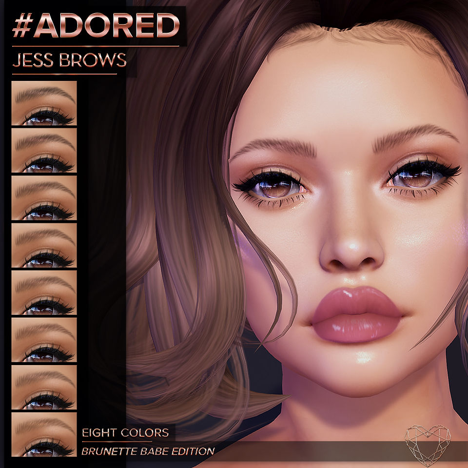 #ADORED jess brows brunette babe edition