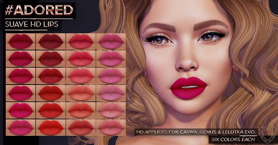 #ADORED suave HD lips _ skin fair pt 1