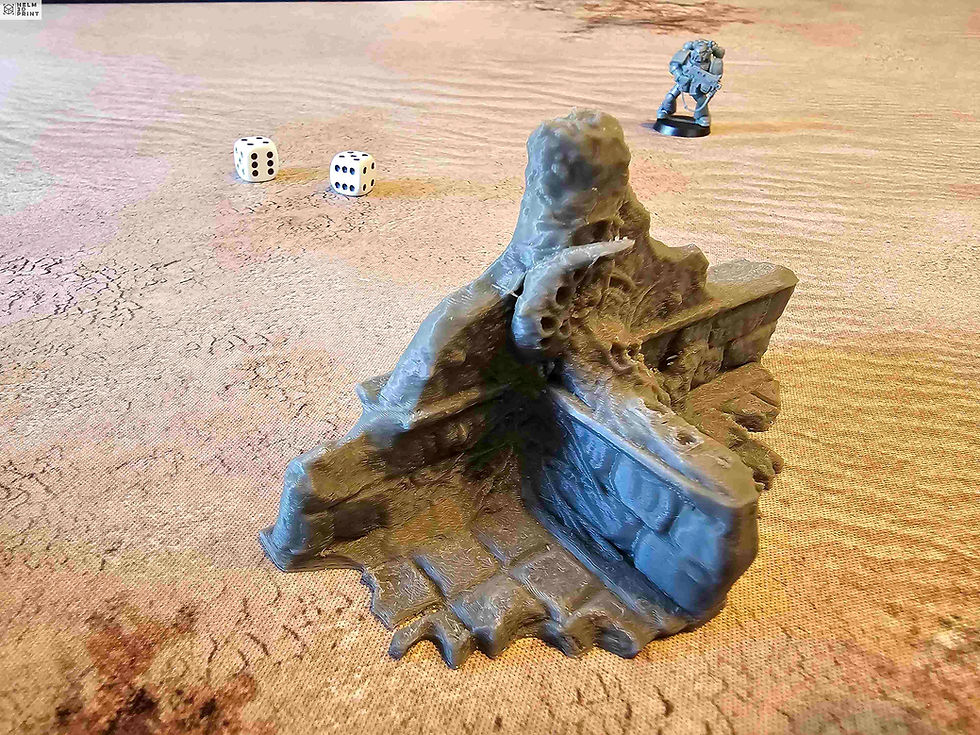 Miniature : INFECTED RUINS - SMALL RUINS x3