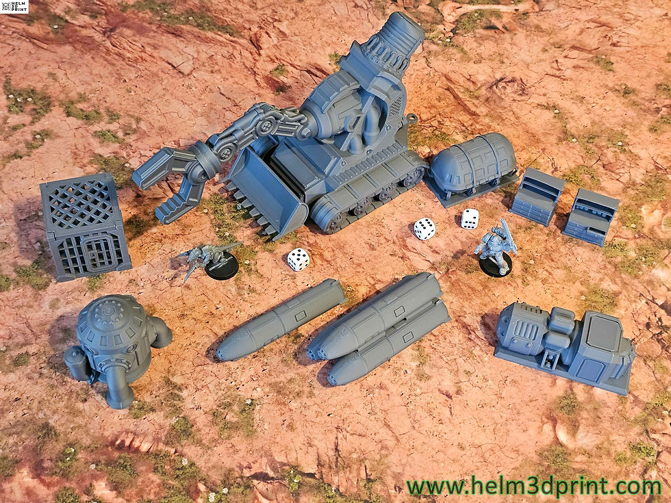 Miniature : SPACE COLONY - PACK SCATTERS + ENGINE