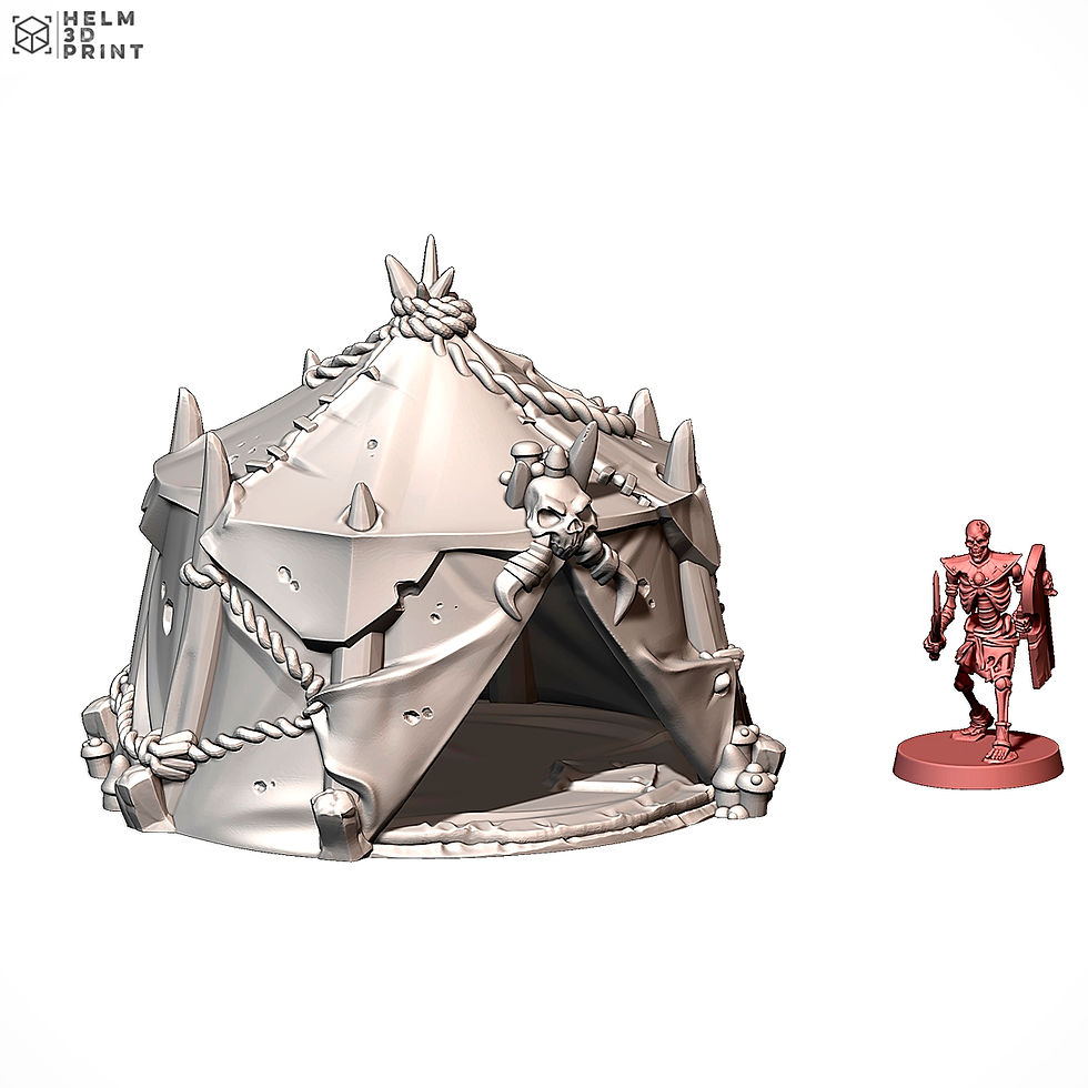 Miniature : GOBLIN CAMP - TENTS x3
