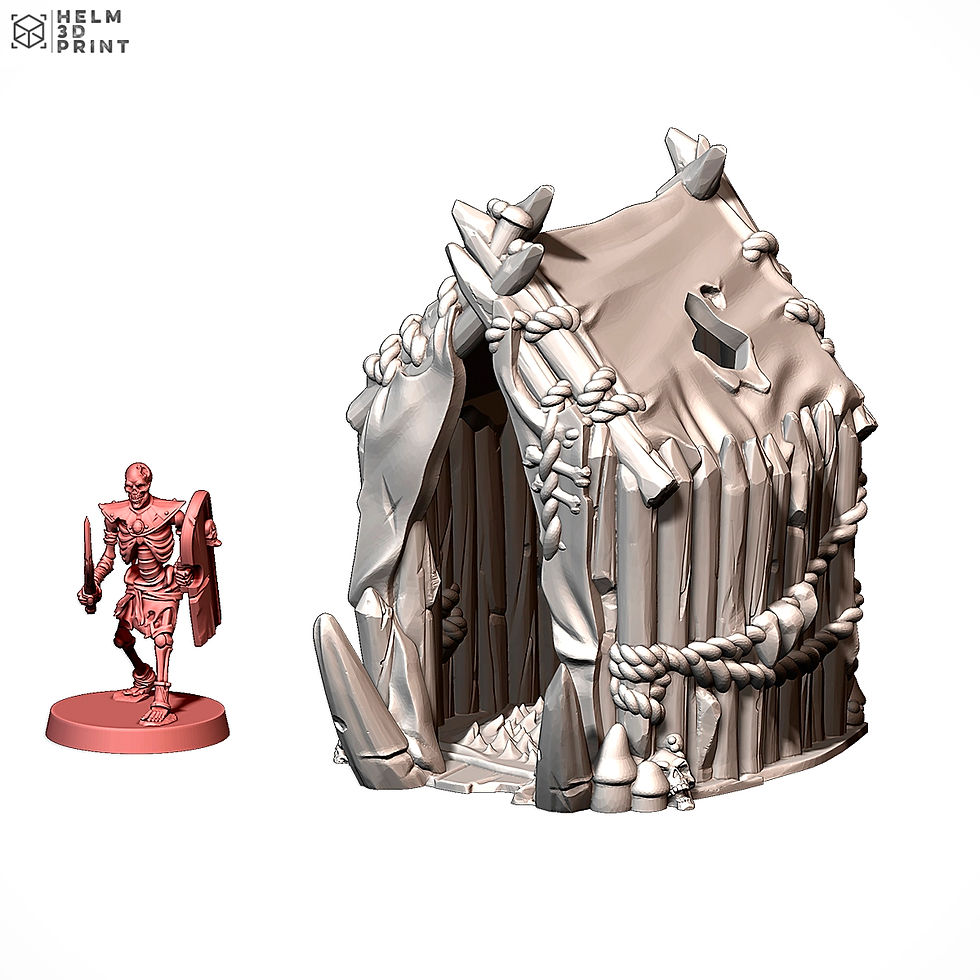 Miniature : GOBLIN CAMP - HUTS x2