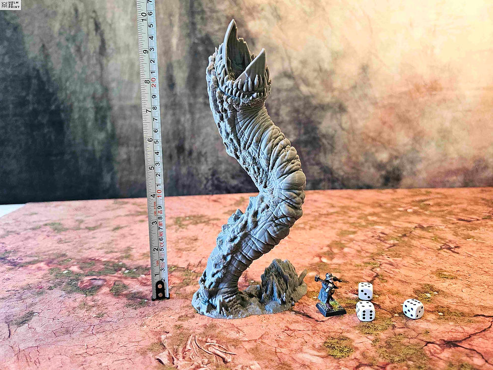 Miniature : HELLISH TERRAIN - HELL WORM 3