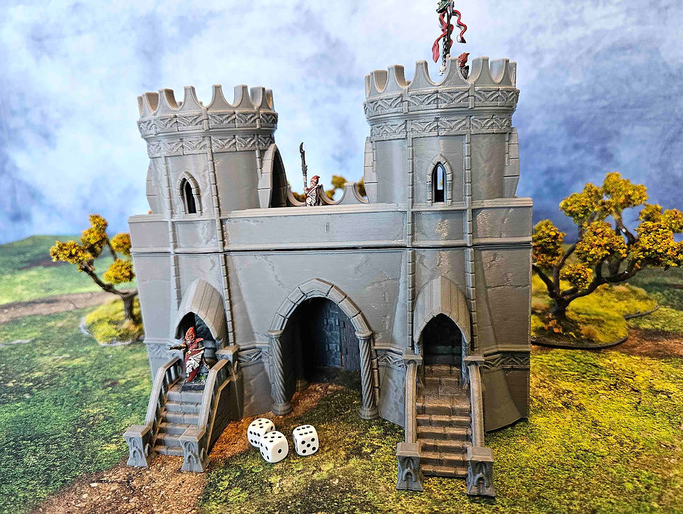 Miniature : SILVER HAVEN - CITY WALLS - GATES