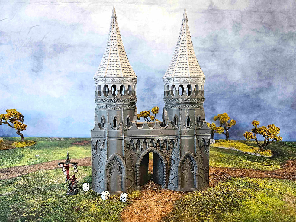 Miniature : SILVER HAVEN - CITY WALLS - GATES