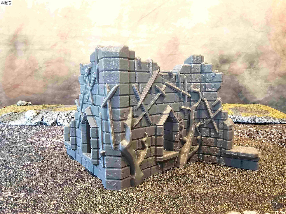 Miniature : CURSED FORTRESS - RUINS x2
