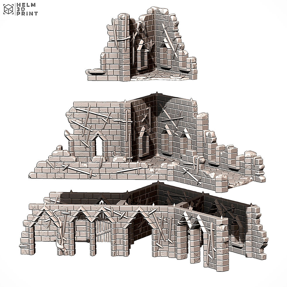 Miniature : CURSED FORTRESS - STRUCTURE 01