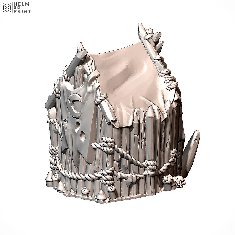 Miniature : GOBLIN CAMP - HUTS x2