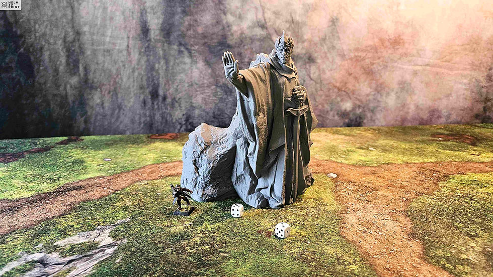 Miniature : MIDDLE EARTH - KING STATUE 03