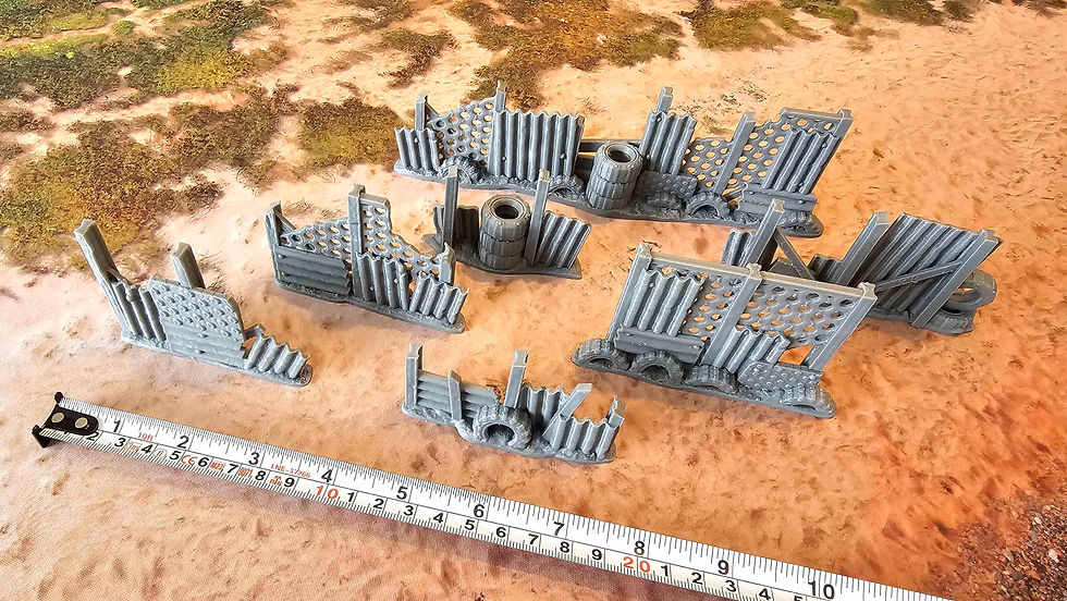 Miniature : POST AP - BARRICADES x7 ELEMENTS