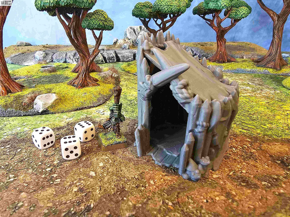 Miniature : GOBLIN CAMP - HUTS x2