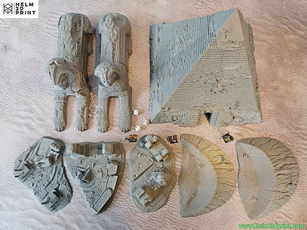 Miniature : EGYPT TERRAIN - FULL SET x8 ELEMENTS