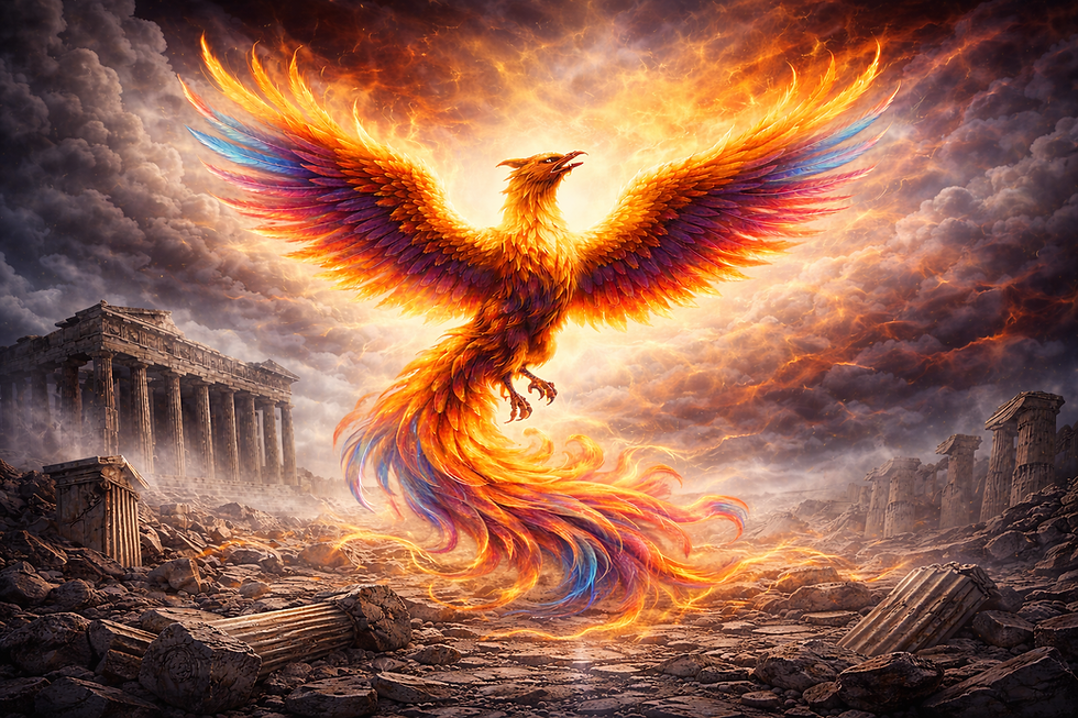 Phoenix arising from the ashes of broken community