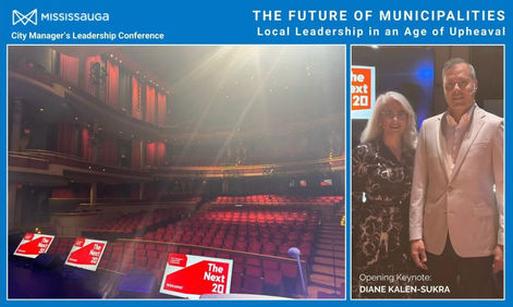 keynote on the future of municipalities for city managers leadership conference