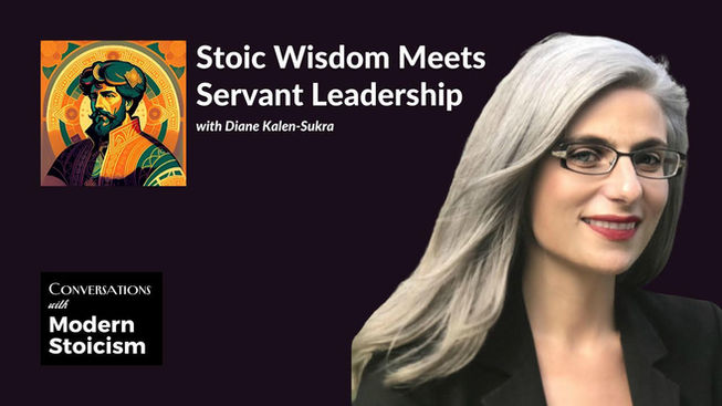 speaker Diane Kalen-Sukra on stoicism and servant leadership