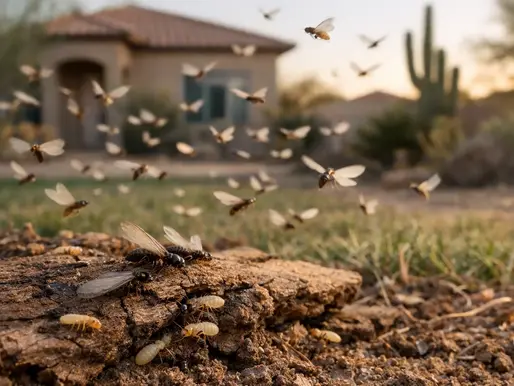 When Arizona Termites Swarm in Your Yard