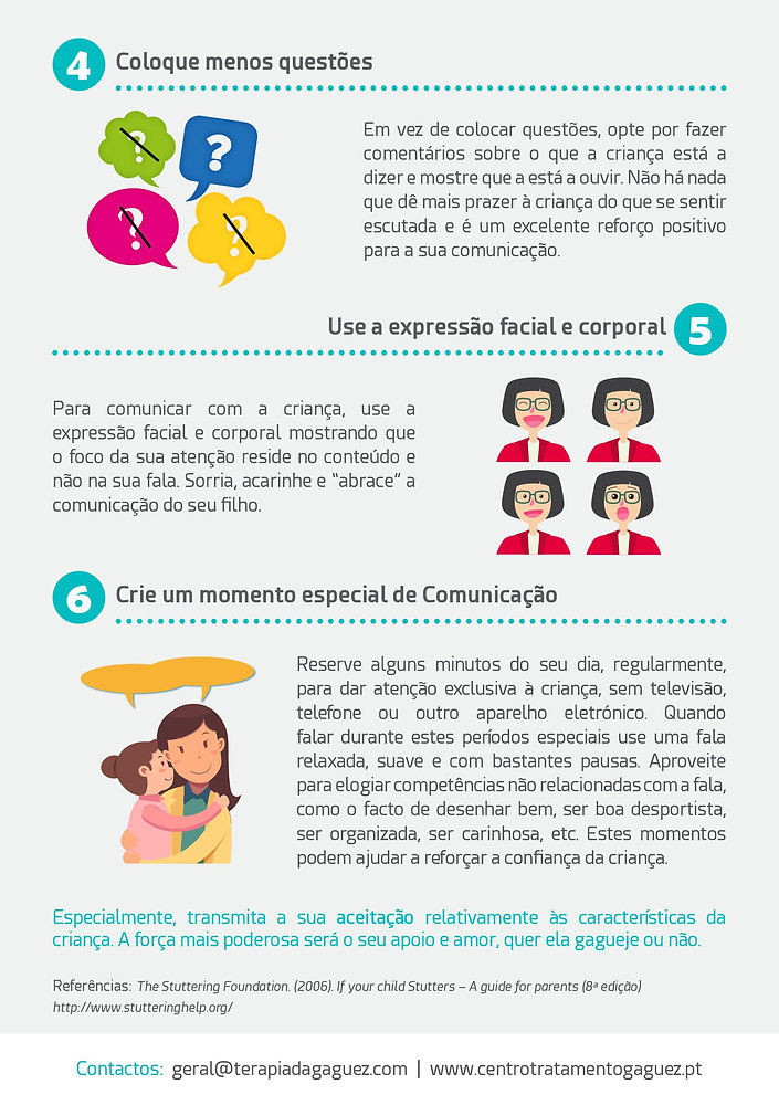 Estratégias para falar com uma criança que gagueja