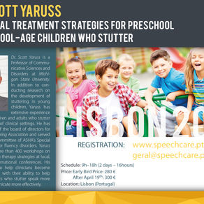 Gaguez infantil - CTGaguez recebe especialista internacional Dr. Scott Yaruss