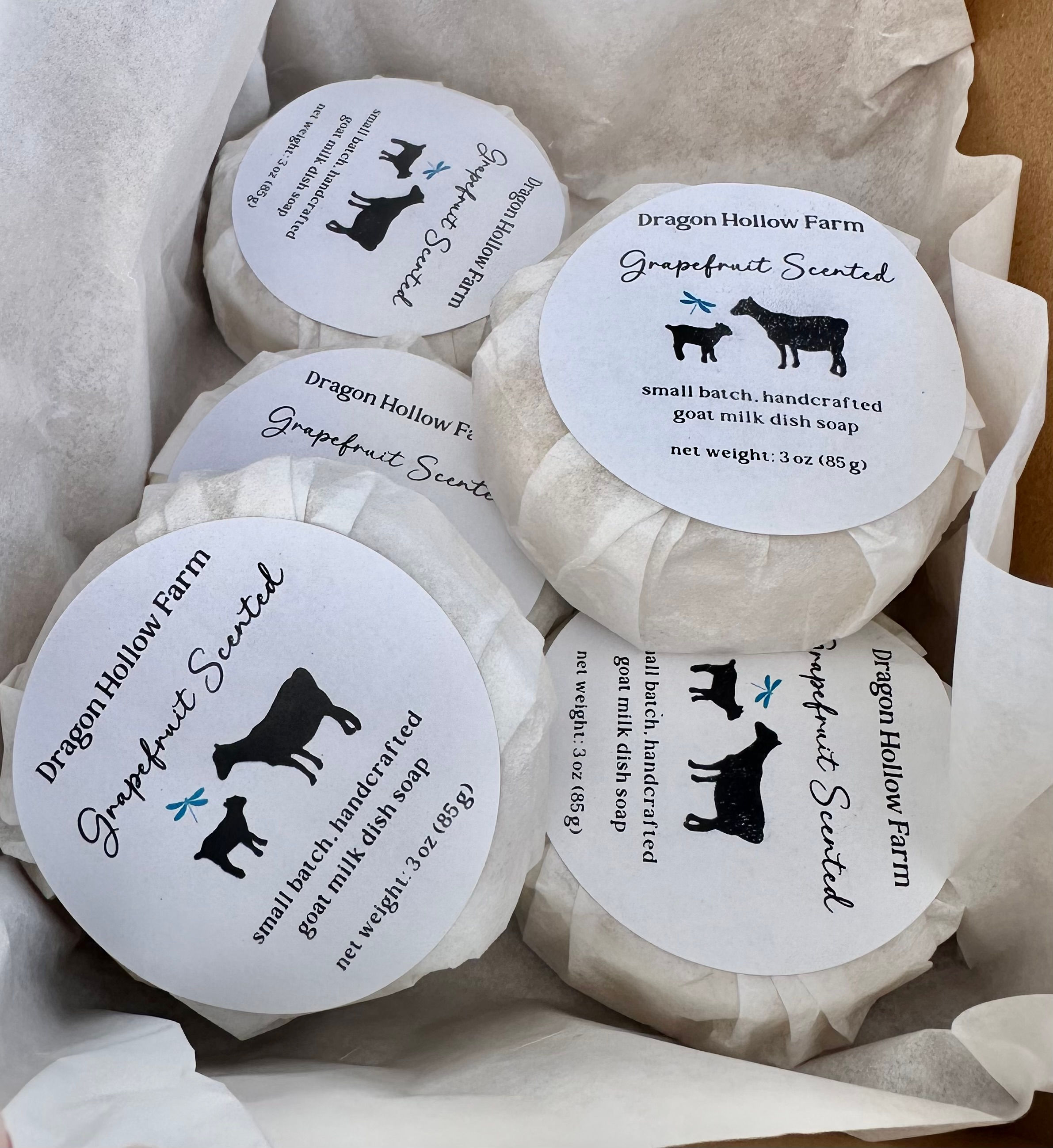 Grapefruit- Solid Goat Milk Dish Soap