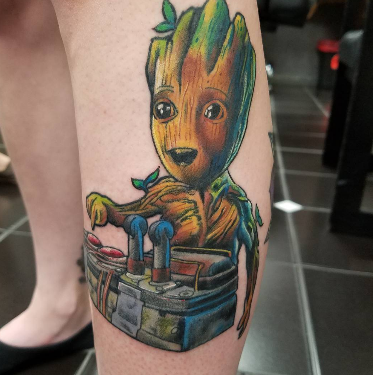 Малыш грут тату эскиз