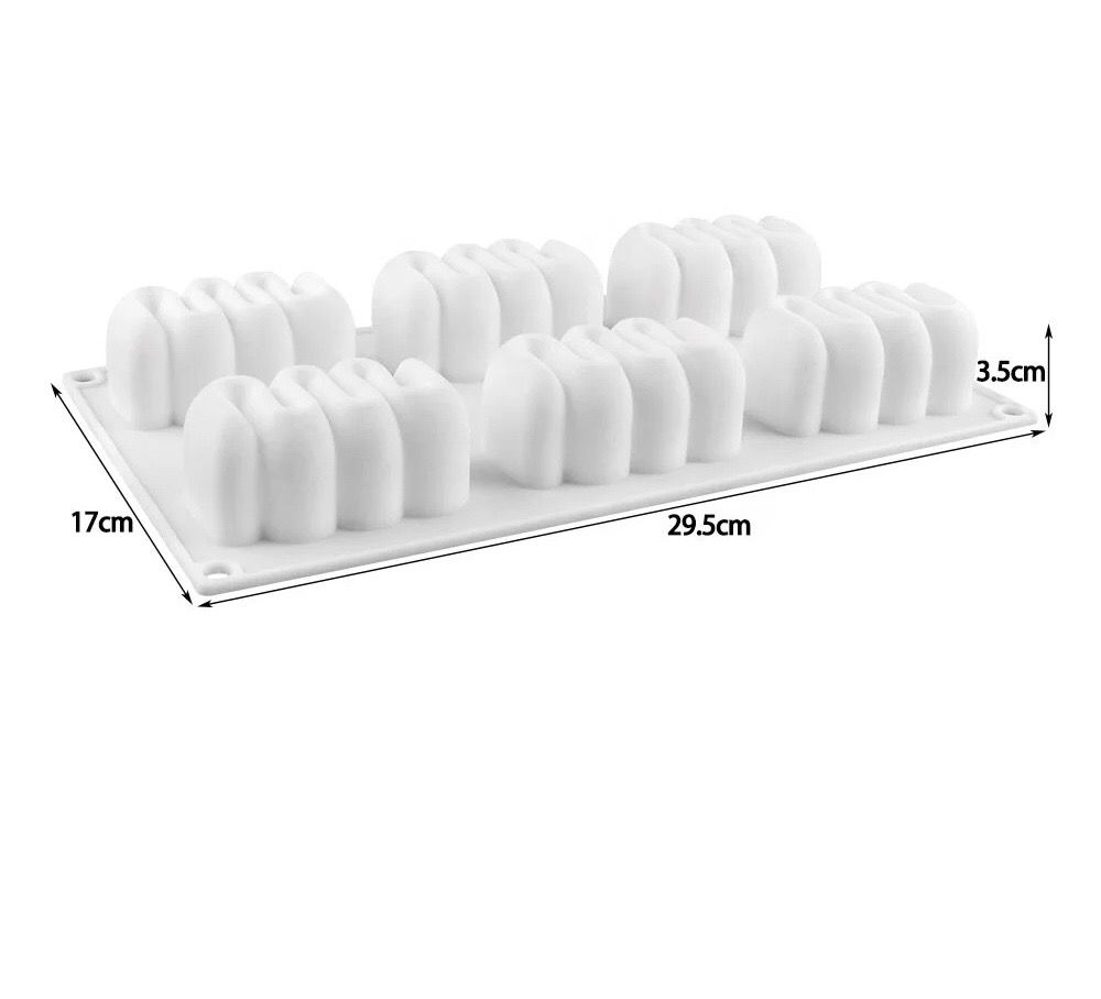 6 Squiggle Bar Mould