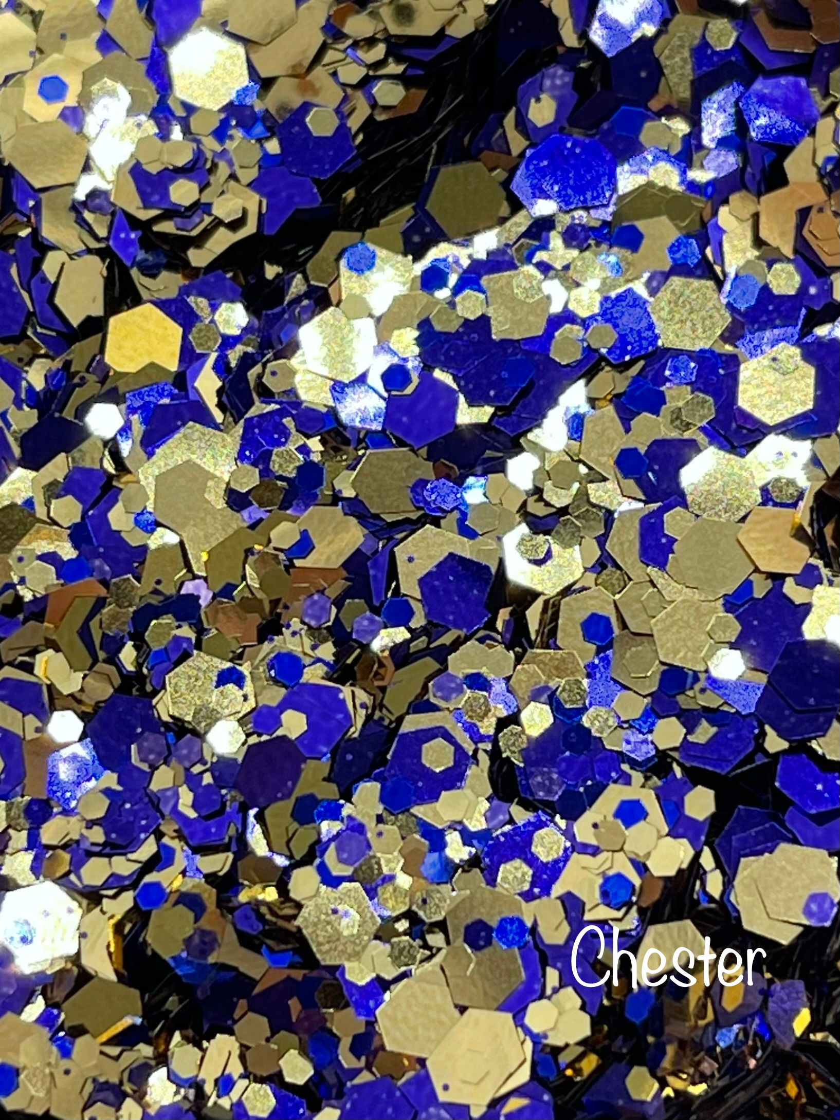 CHESTER -Blue and Gold - 10g Cosmetic Glitter